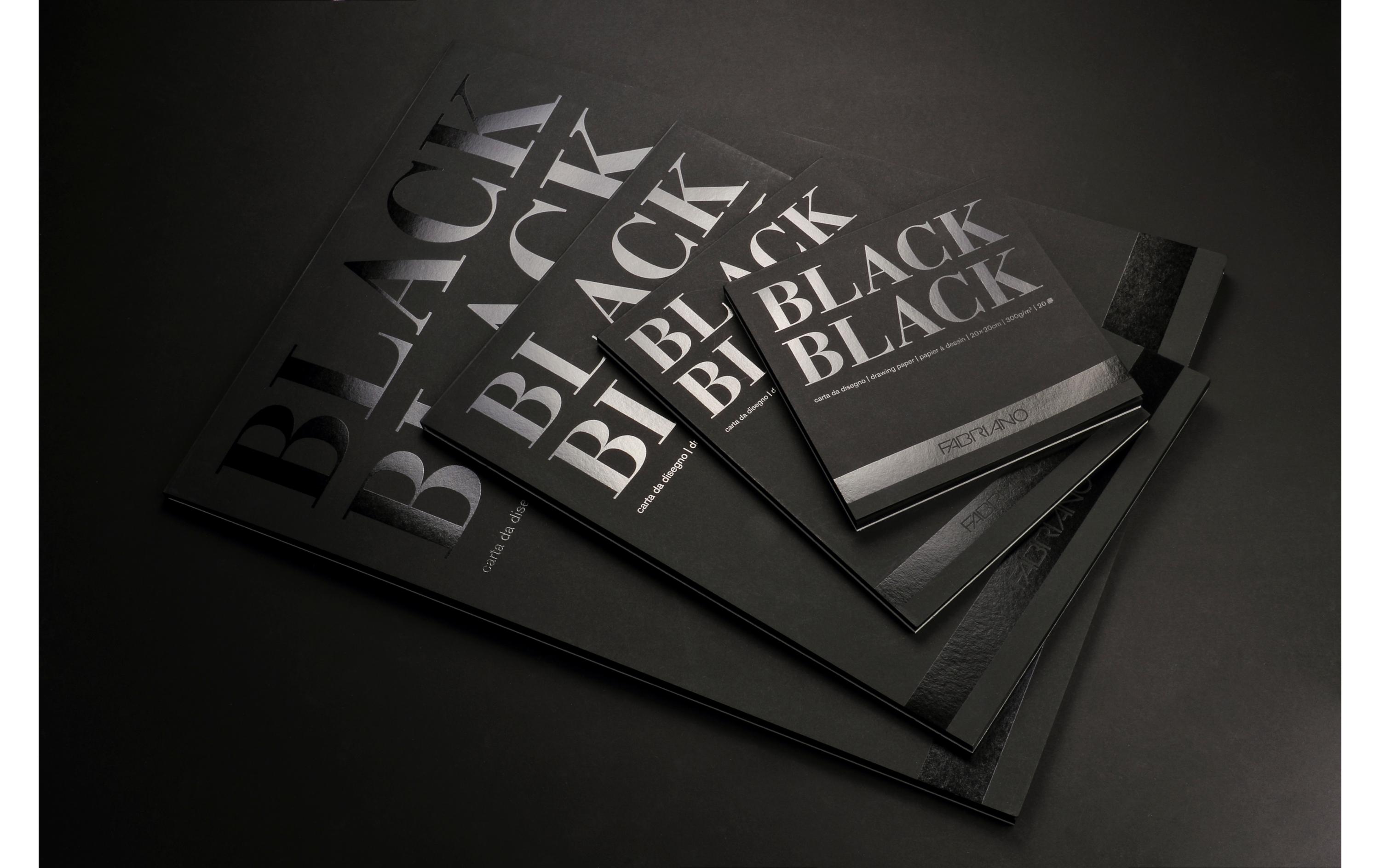 Zeichenblock Black A4, 20 BlattZeichenpapier