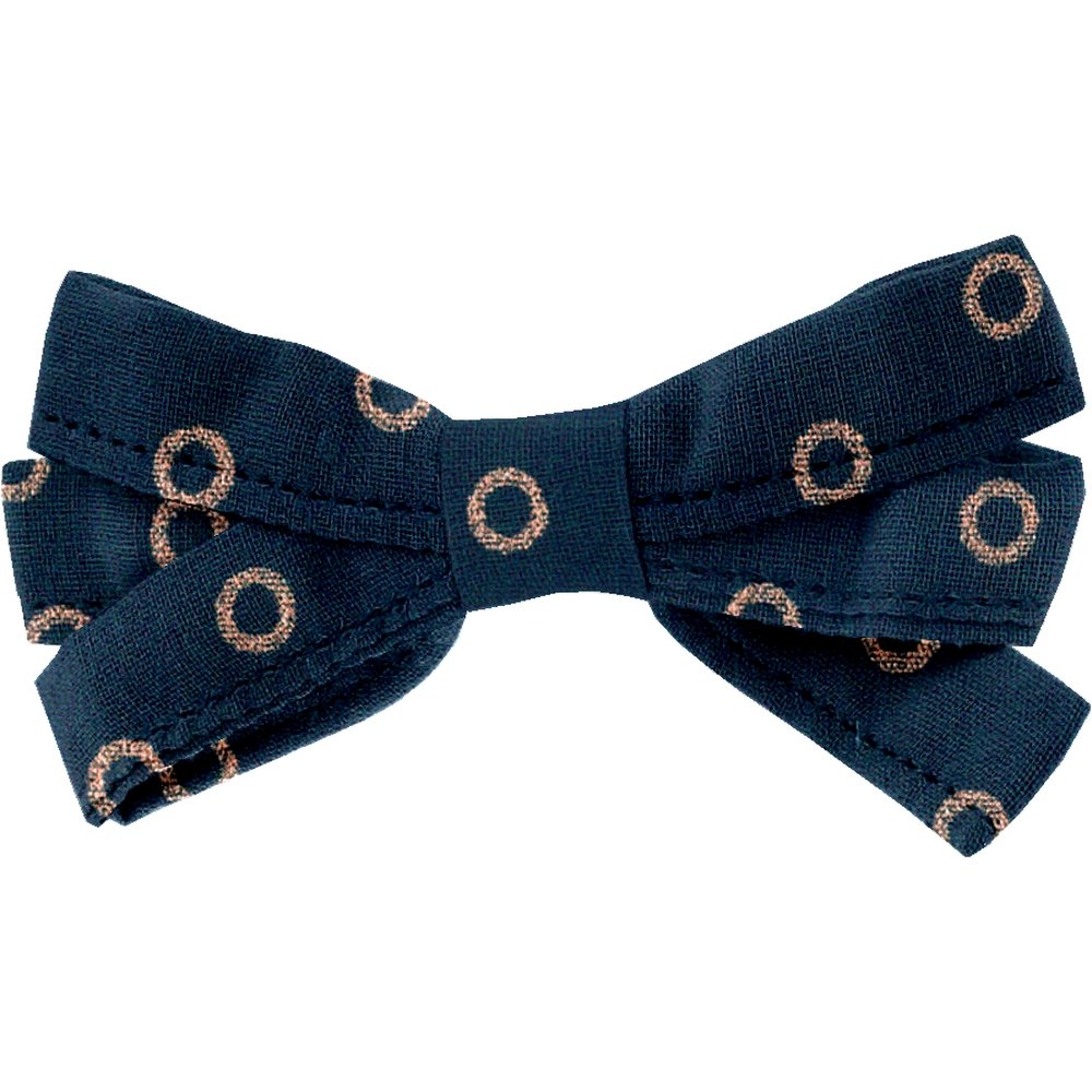 Barrette Ruban Bulle Bronze Marine