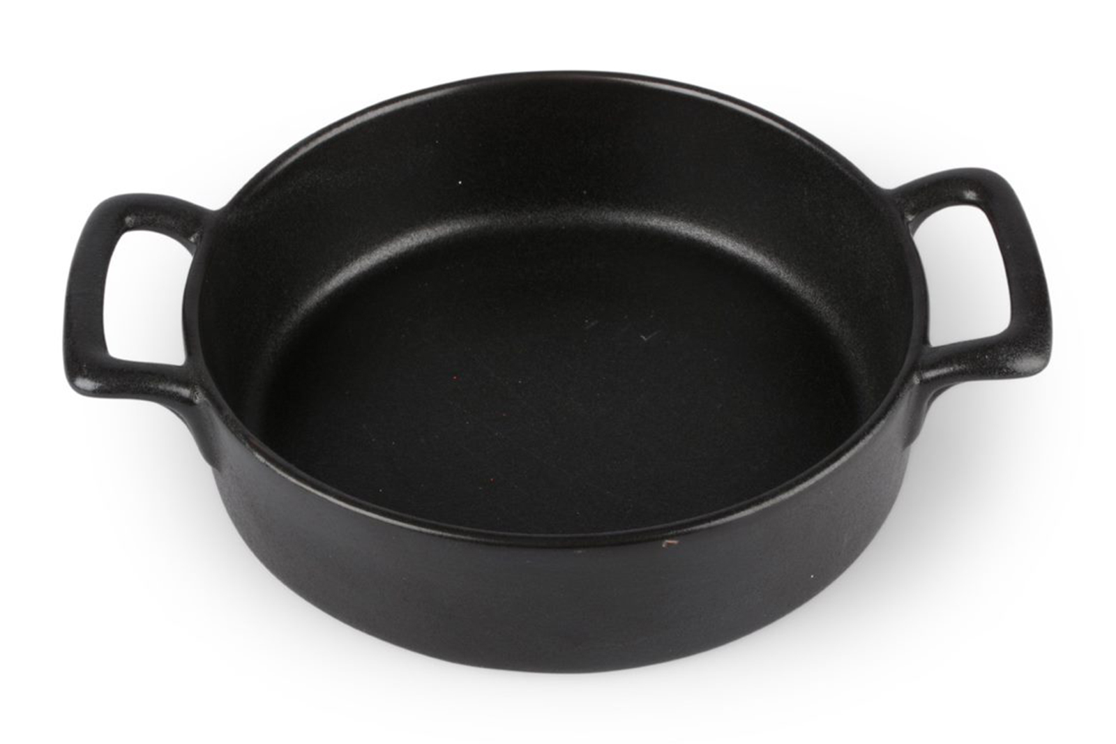 Oliver ildfast form Matt sort keramikk med ru overflate. Ø20 cm