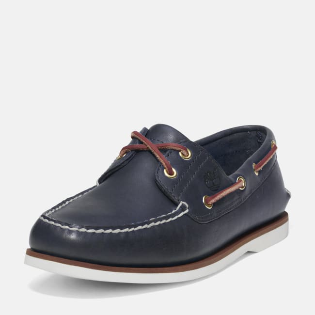 Scarpa da Barca Classic Two-Eye da Uomo in blu