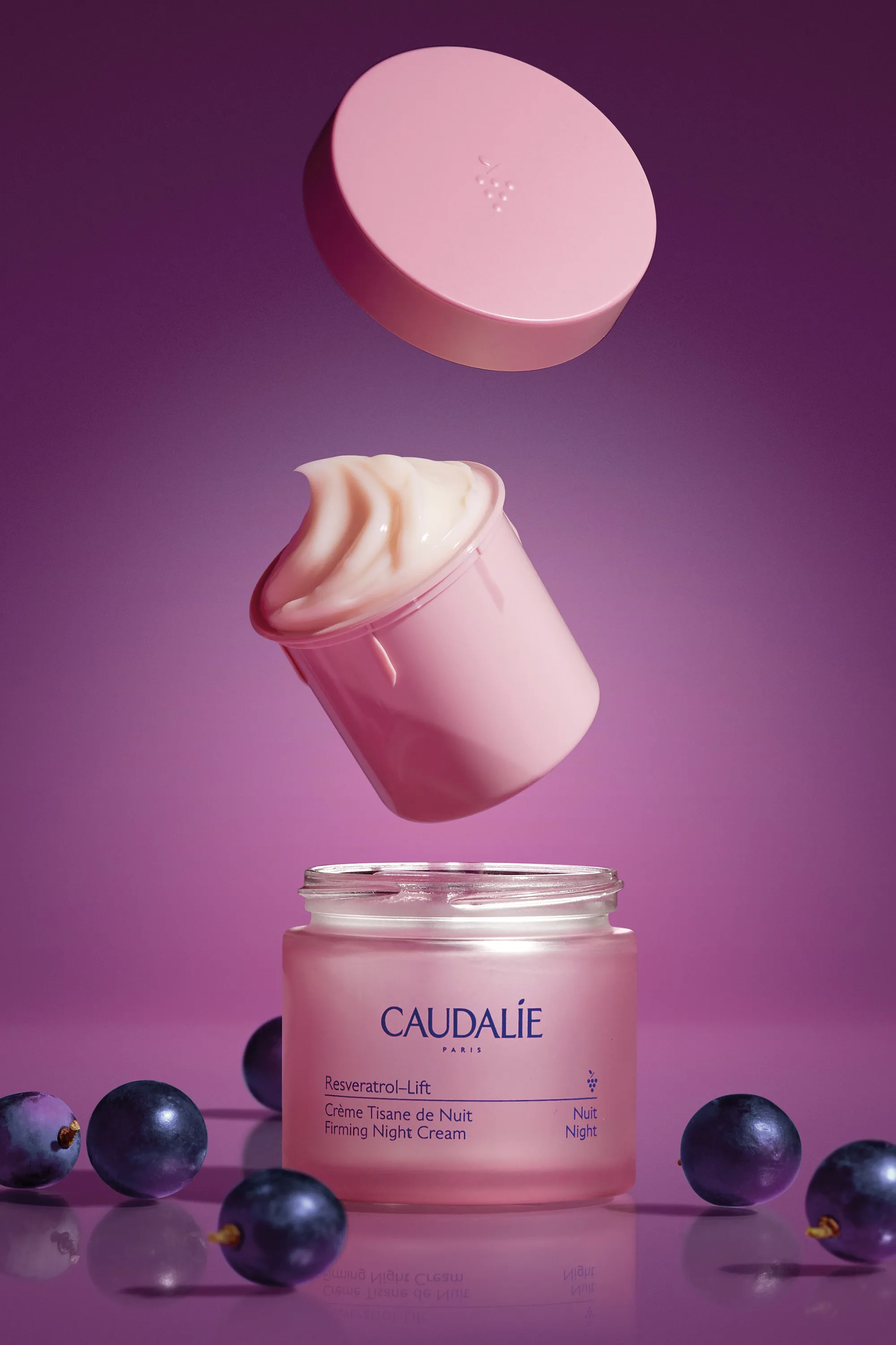 Caudalie Crème Cachemire Redensifiante Resveratrol rechargeable-50 ml