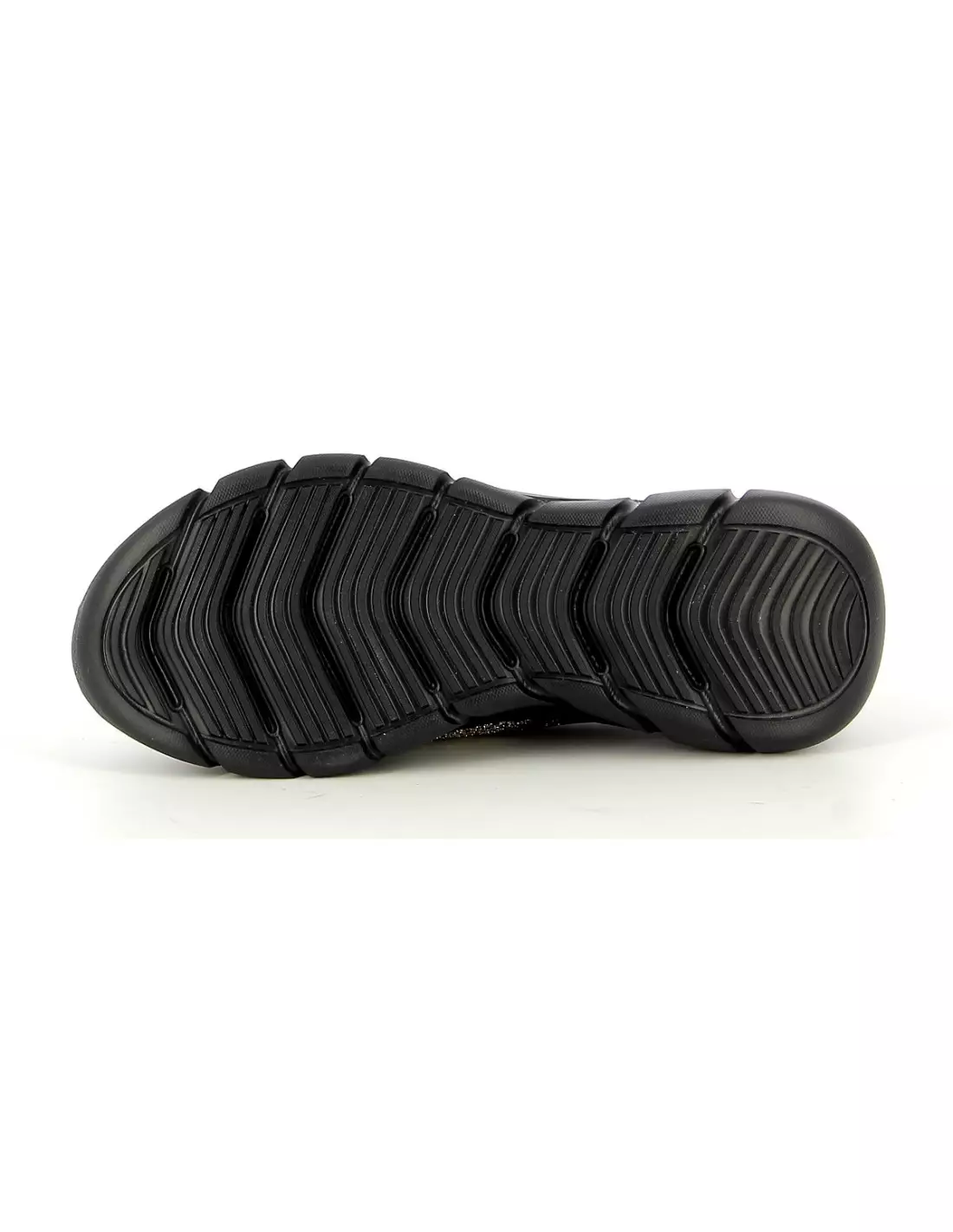 SKECHERS BOBS SPORT B FLEX - Baskets BlackLeatherMeshPurple