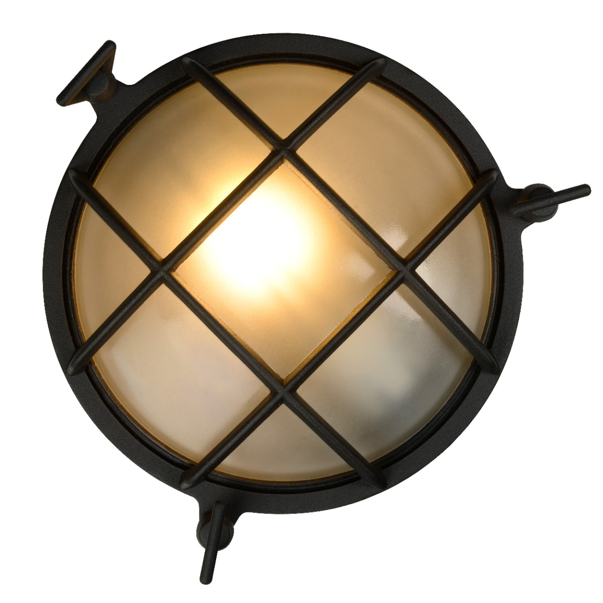 Lucide Dudley wandlamp 40W 23x22cm zwart