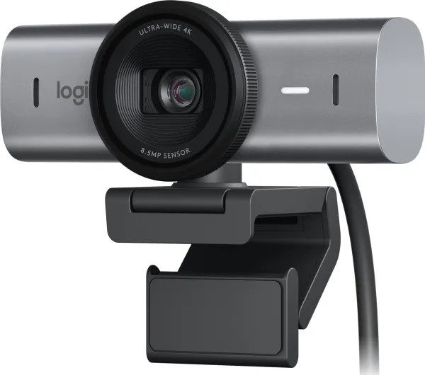 Logitech Master Series MX Brio - Live streaming-kamera - farve - 8,5 MP - 3840 x 2160 - 4K, 1080p - audio - USB-C