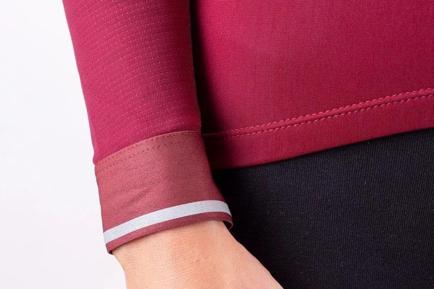 Isadore Women´s Echelon Long Sleeve Jersey, Zinfandel