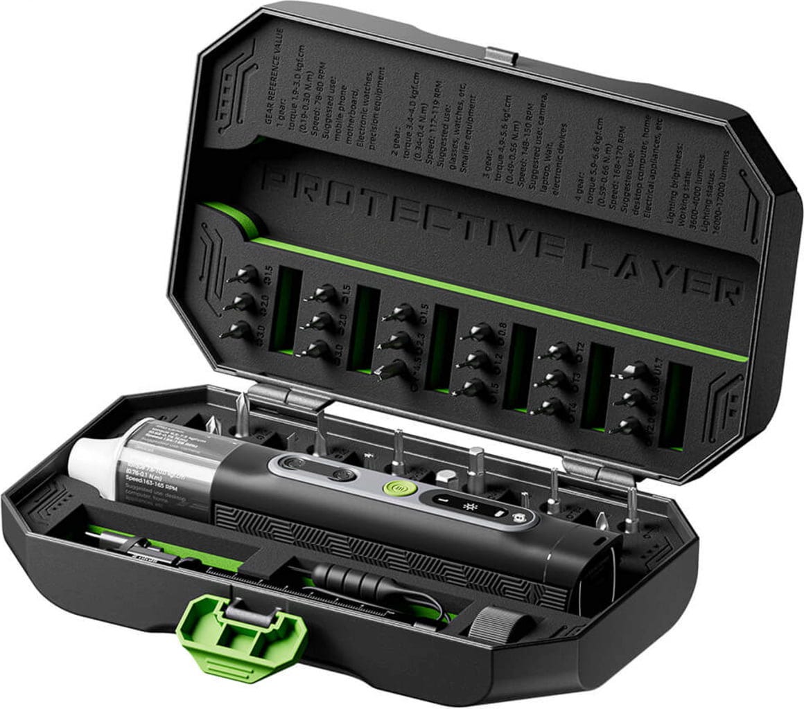 Hanboost  ES01 35-in-1 Electric Screwdriver Set    Multifunktionaler Akku Schraubendreher mit Präzision & Power