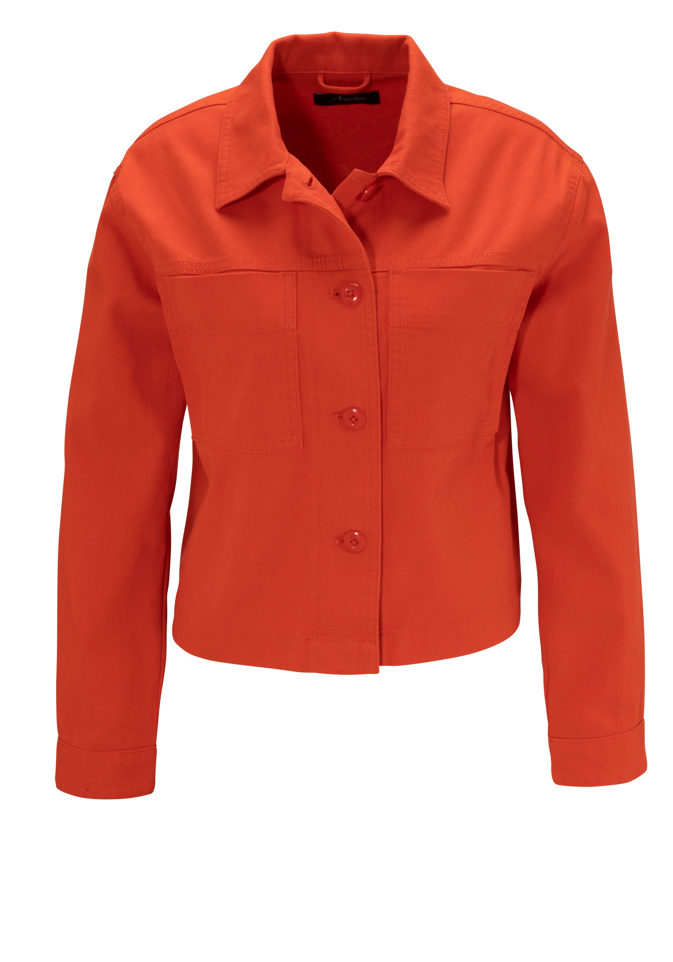 Aniston CASUAL Jeansjacke mit tonigen Knöpfen zu schliessen