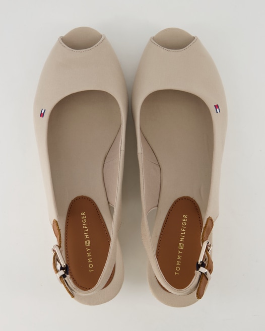 Tommy Hilfiger Iconic Elba Sling Back Sandalen in Grau