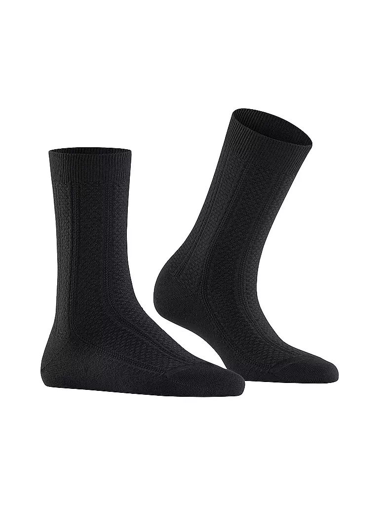 FALKE Socken NEEDLEPOINT black schwarz