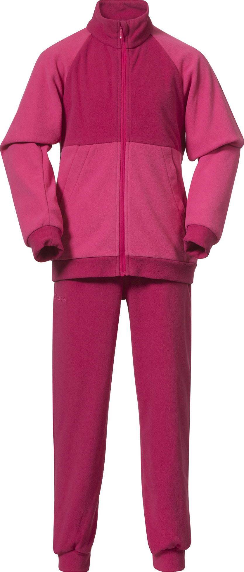 Smådøl V5 LongZip Set Junior Raspberry Pink/Raspberry Red