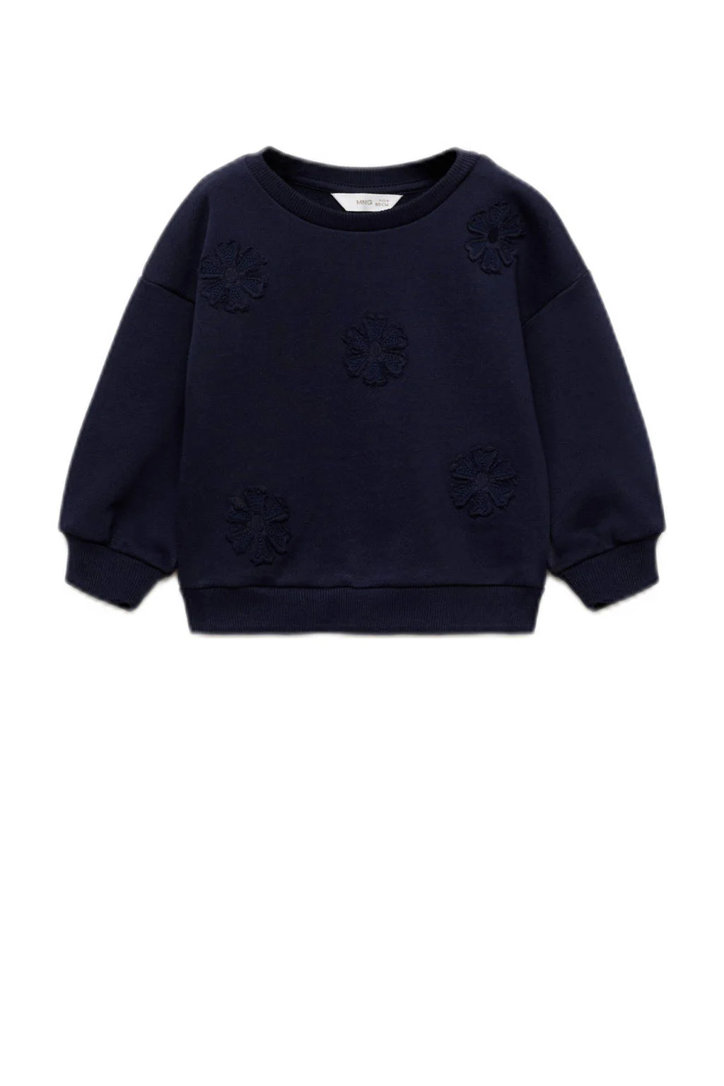 Mango Kids sweater donkerblauw