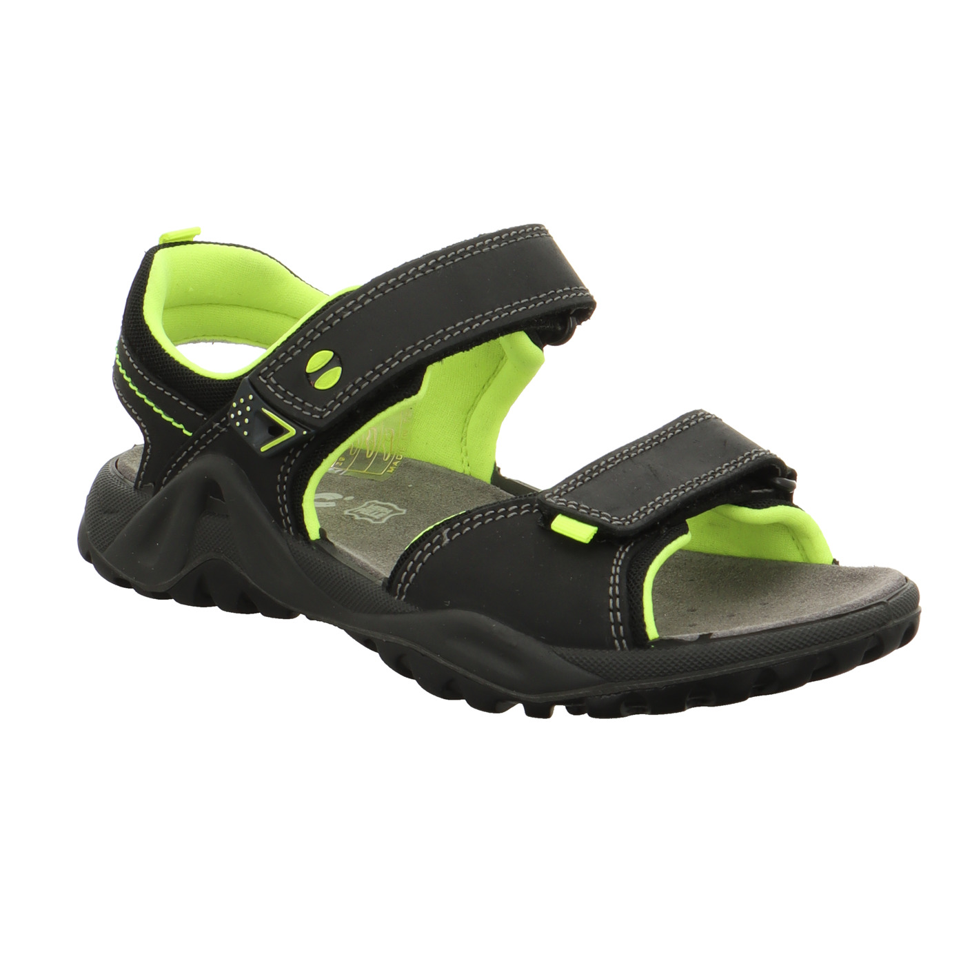 Jungssandale schwarz
