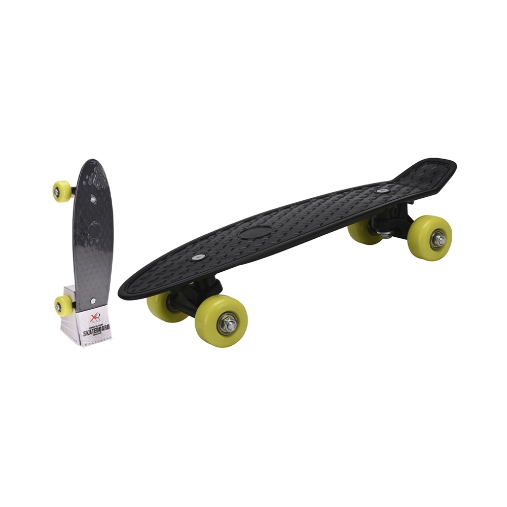 FS-STAR Skateboard Retro schwarz