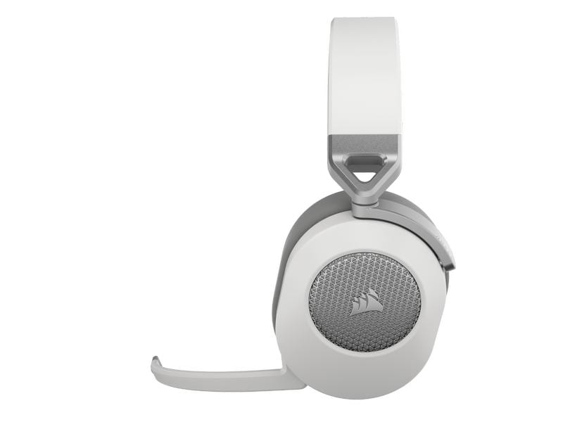 Corsair Headset HS65 Wireless Weiss Kabellosses Gaming Headset mit Surround Sound