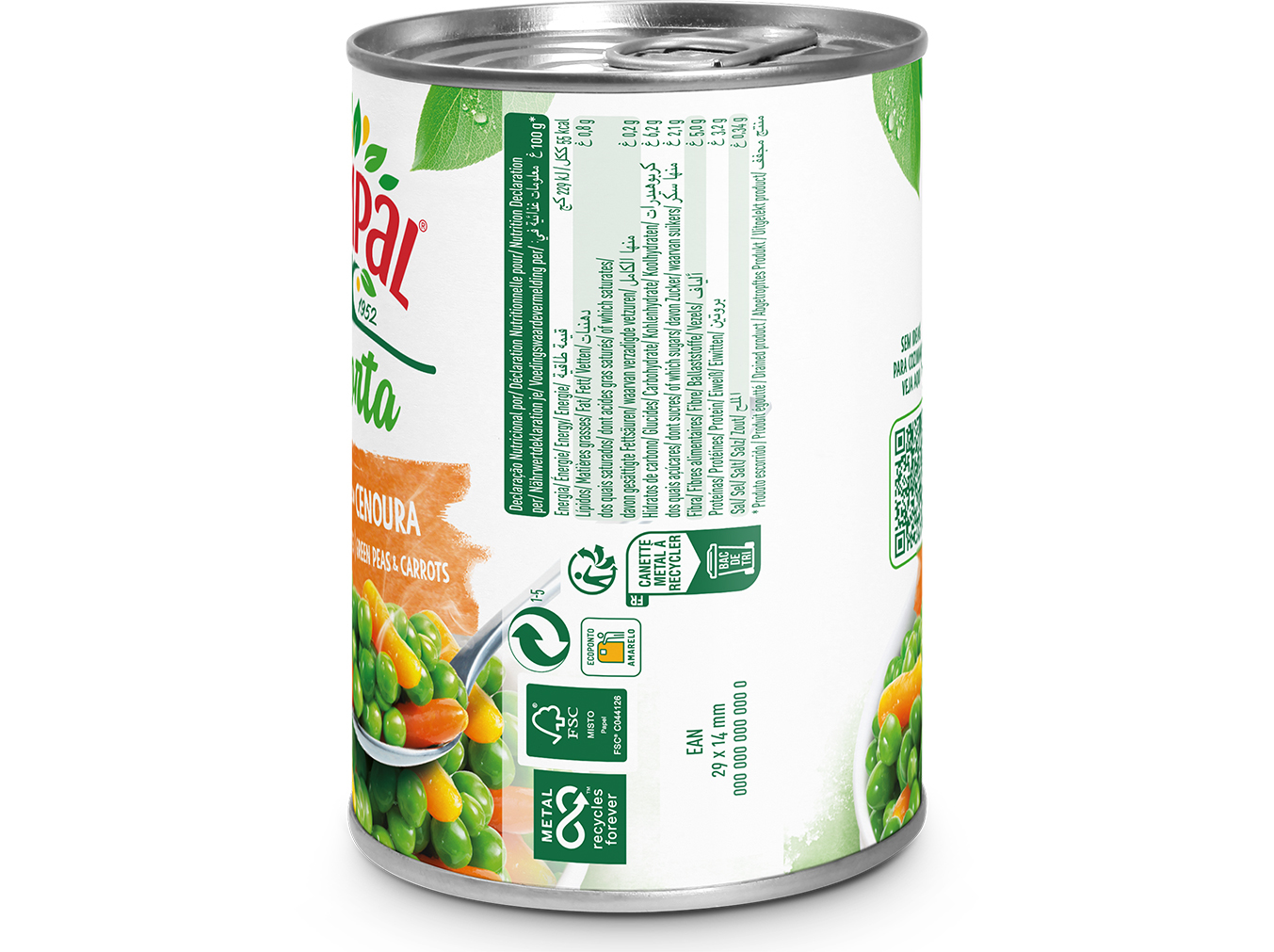 ERVILHAS COM CENOURA COMPAL 410G