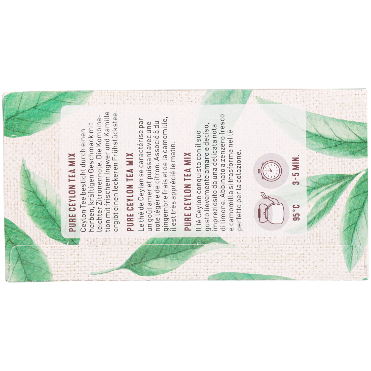 Naturaplan Bio Pure Ceylon Fairtrade Tee 20 Beutel