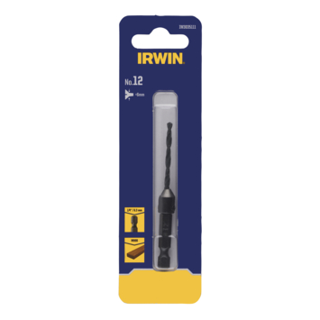 Irwin verzinkboor Ø6 mm met voorboor Ø3 mm (met hex aansluiting, past in iedere bithouder)