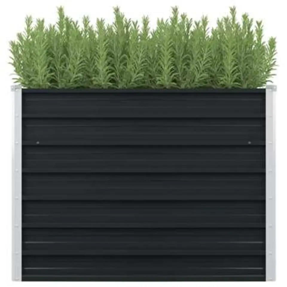 vidaXL - Plantenbak - Antraciet
