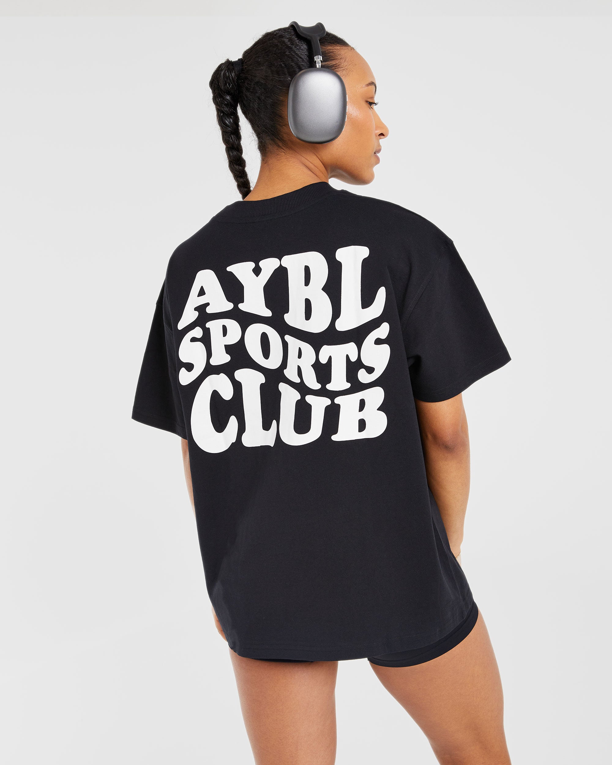 Sports Club Wavy Oversized T Shirt