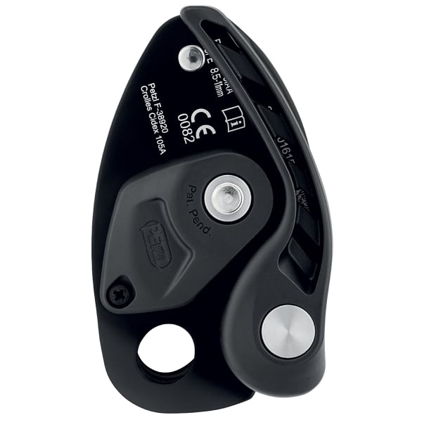 Assureur descendeur escalade PETZL NEOX BLACK