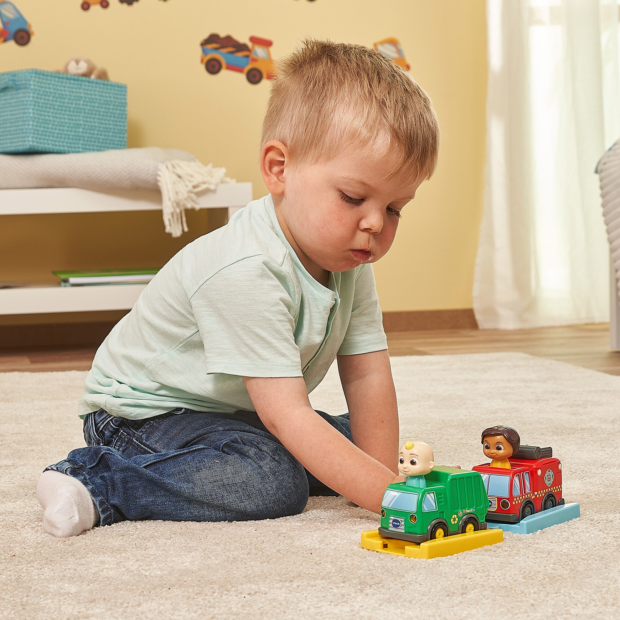 Vtech Spielfahrzeug Tut Tut Baby Flitzer - CoComelon JJs Müllwagen