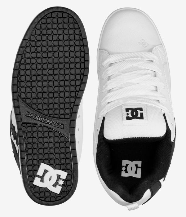DC Court Graffik Schuh (white black black)