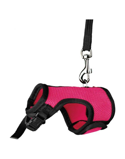 Trixie Soft-Tuig Met Riem Voor Ratten - Harnas - 12-18 cm