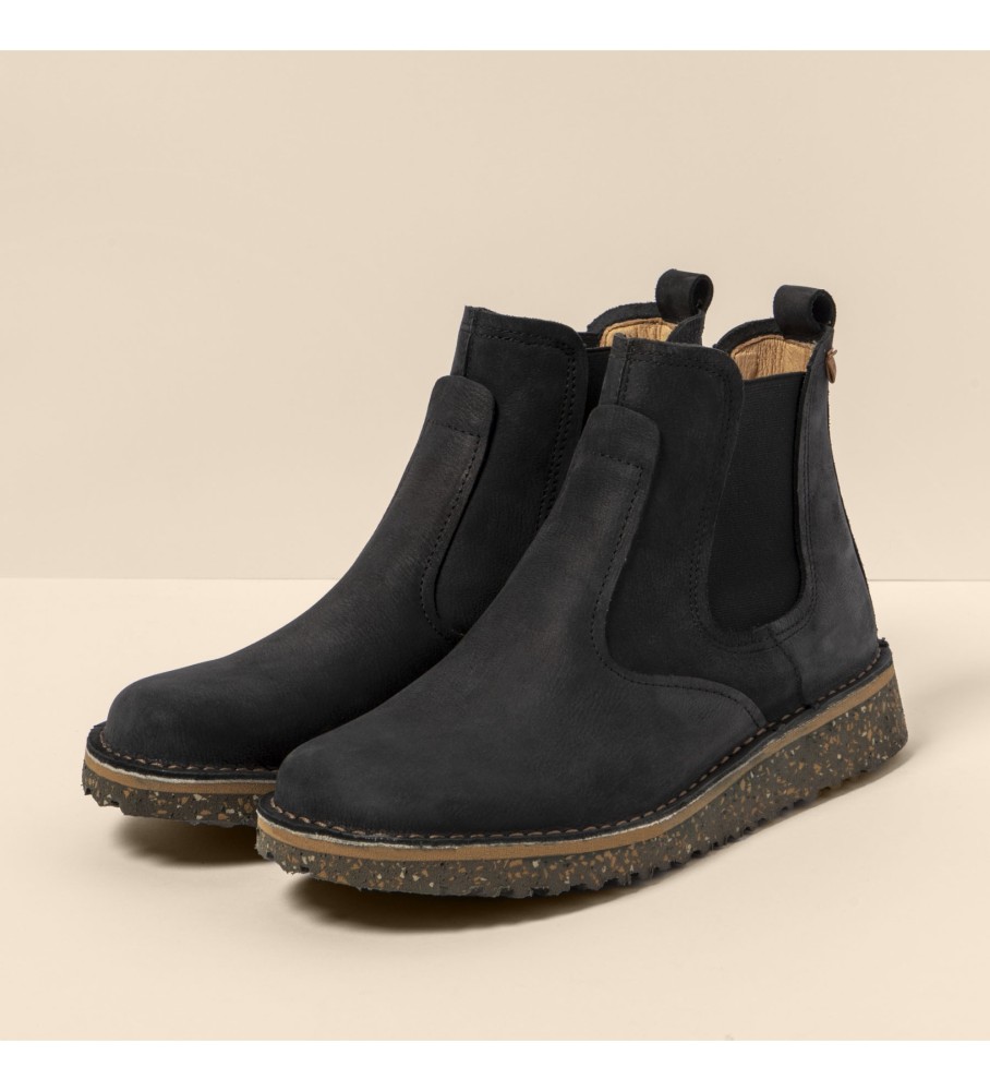 Botas de couro preto The Naturalist Felsen N5632