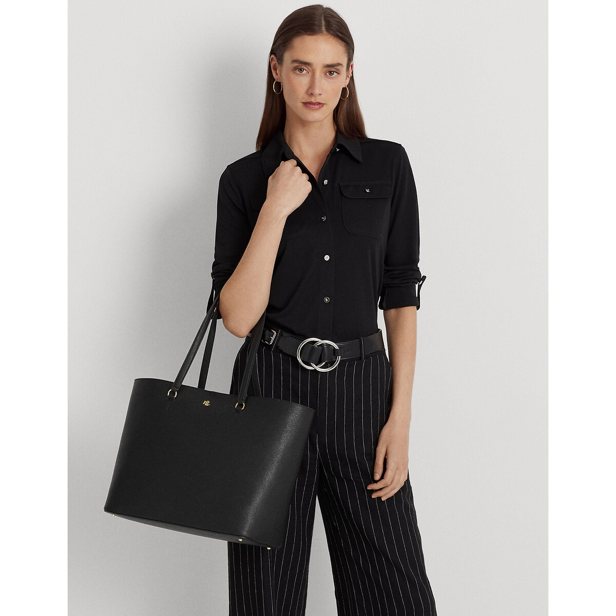LAUREN RALPH LAUREN<br>Bolsa de couro KARLY