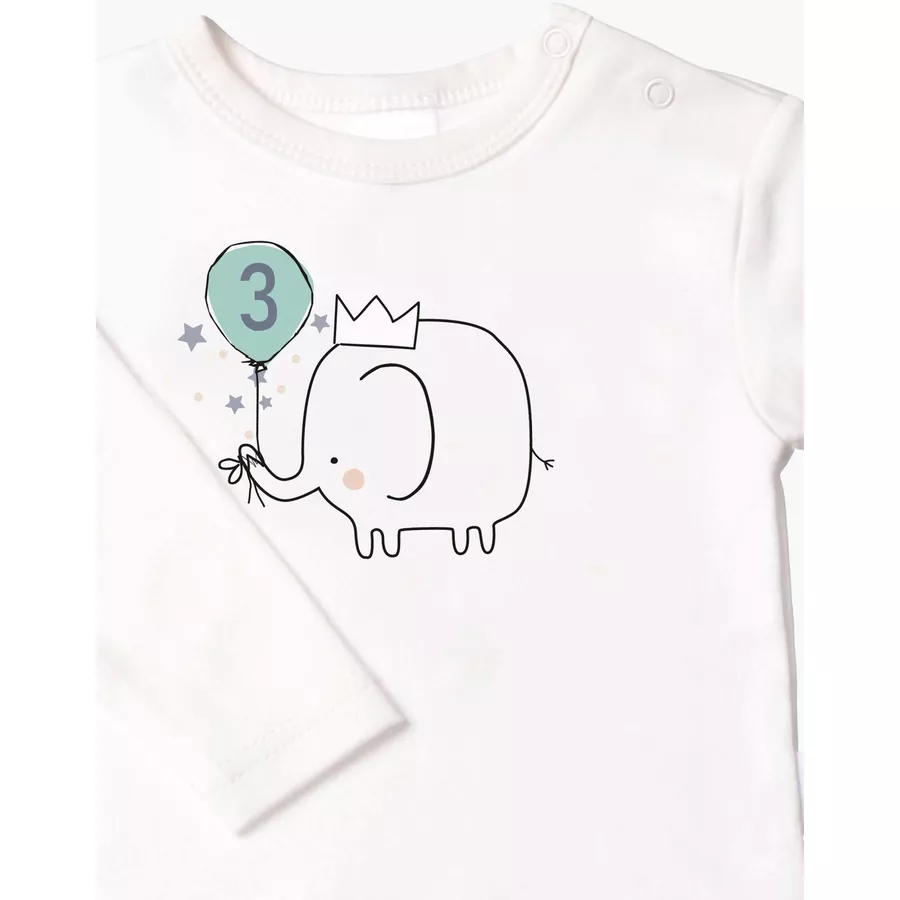 Liliput Langarmshirt Elefant 3 ecru