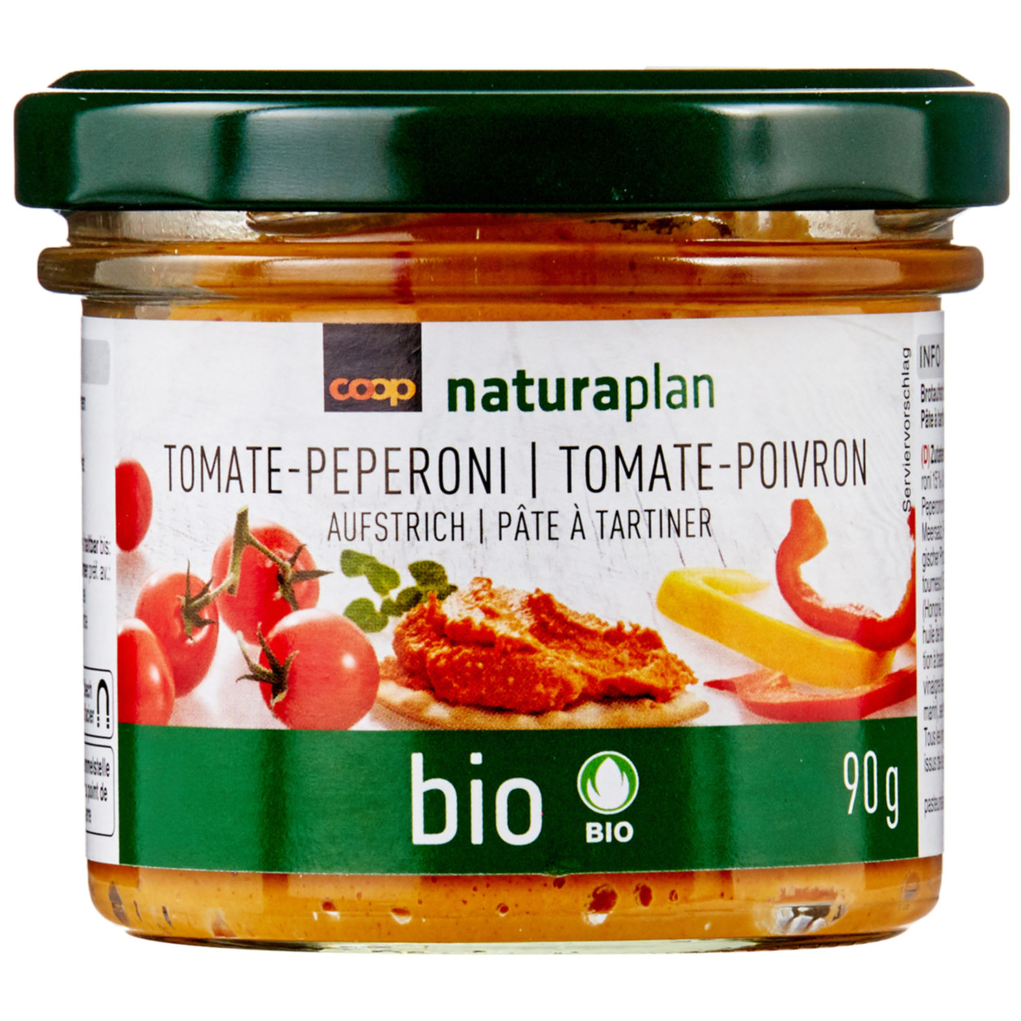 Naturaplan Bio Aufstrich Tomate & Peperoni