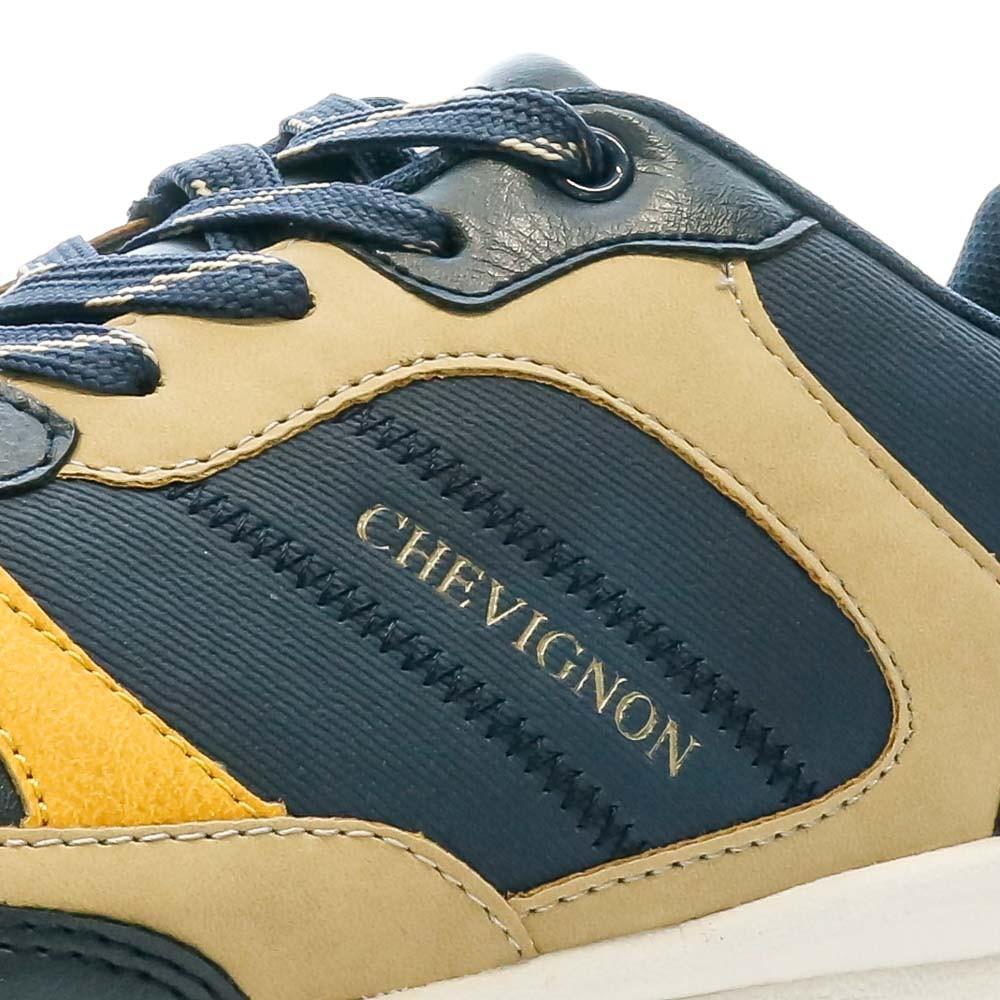 Chevignon Baskets Marine/Jaune Homme Chevignon Cairina