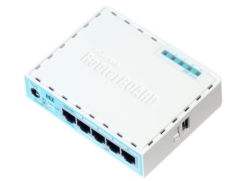 MikroTik Router RB750GR3, hEX Ethernet-Router mit fünf Gigabit-Ports