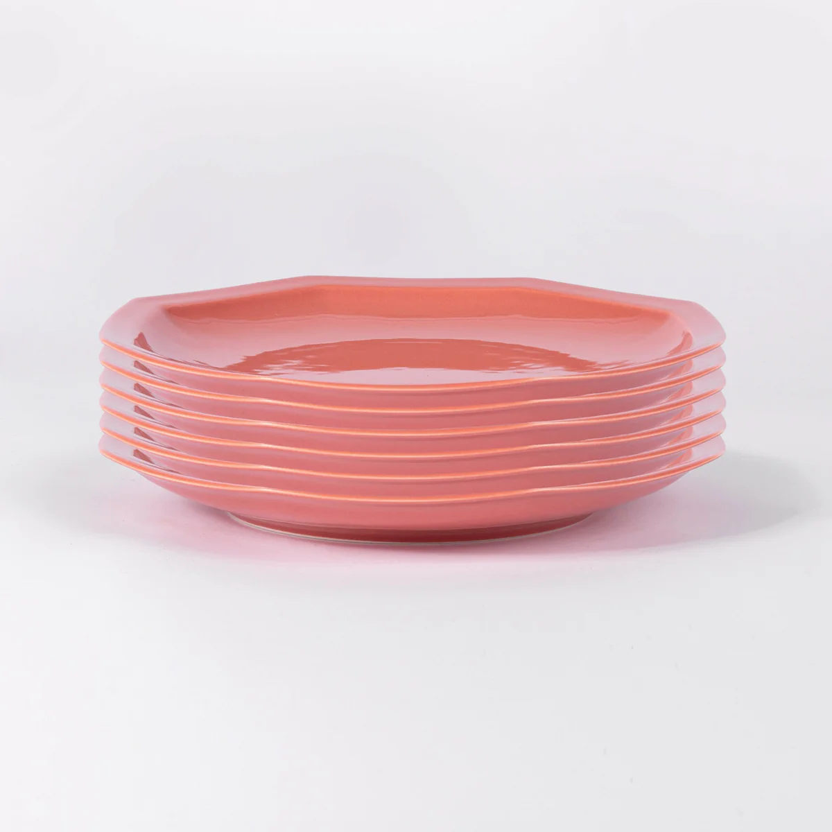 Petite assiette octogonale terra OGRE La Fabrique