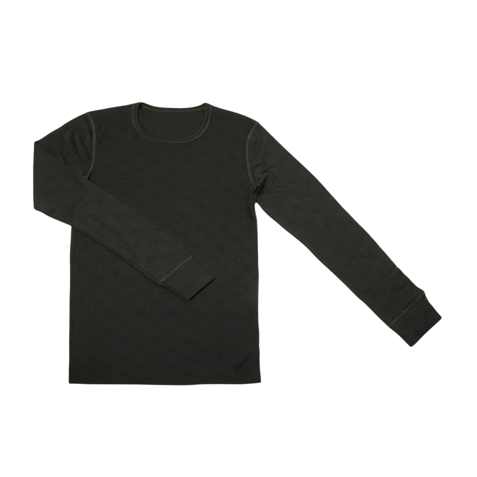 Men Langarmshirt Merino MONT GELE Black
