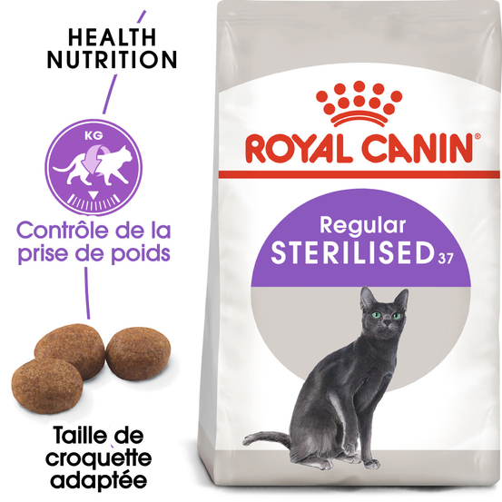 Croquettes chat Adulte stérilisé de 1 à 7 ans Sterilised 10kg