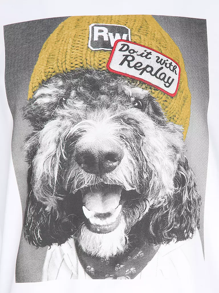 REPLAY T-Shirt weiss
