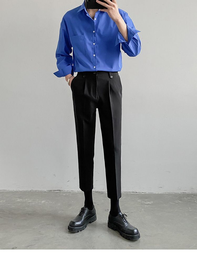 GRAYCIOUS - Cropped rechte broek