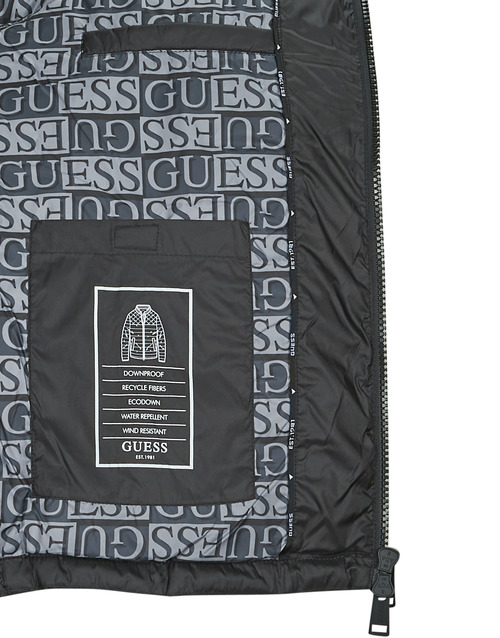 Guess - LIGHT PUFFA JACKET - Noir