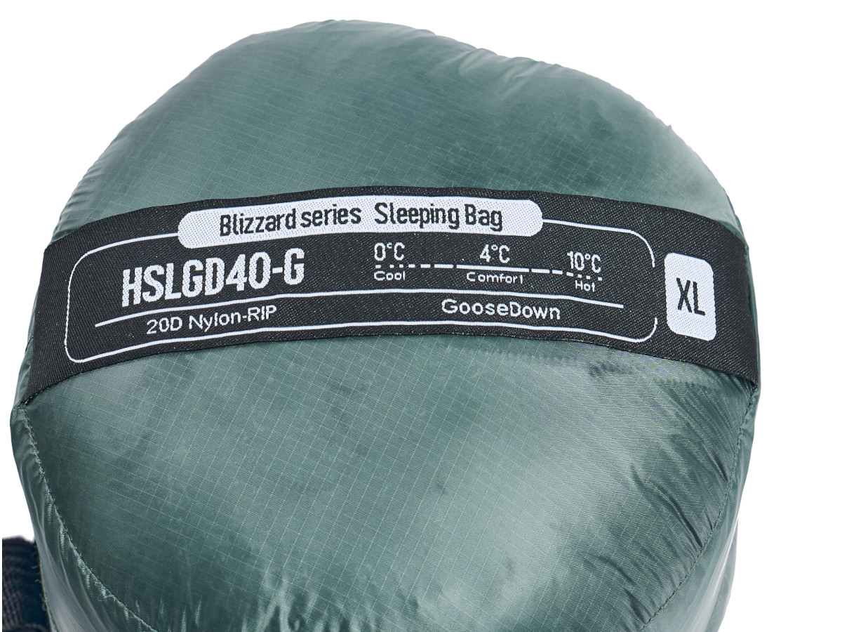 Hikr Blizzard 210 x 80 cm ganzendons slaapzak