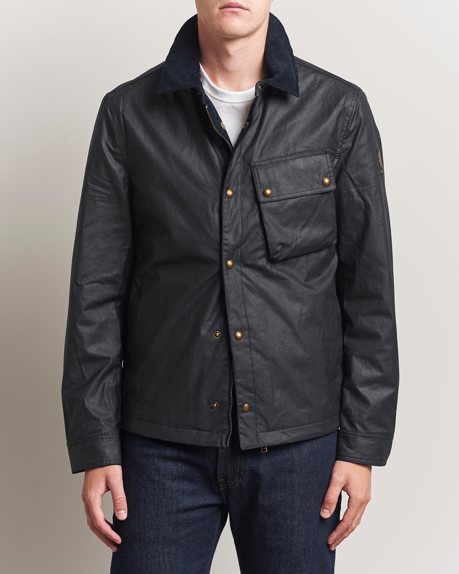 Belstaff Ground Wax Jacket Dark Navy