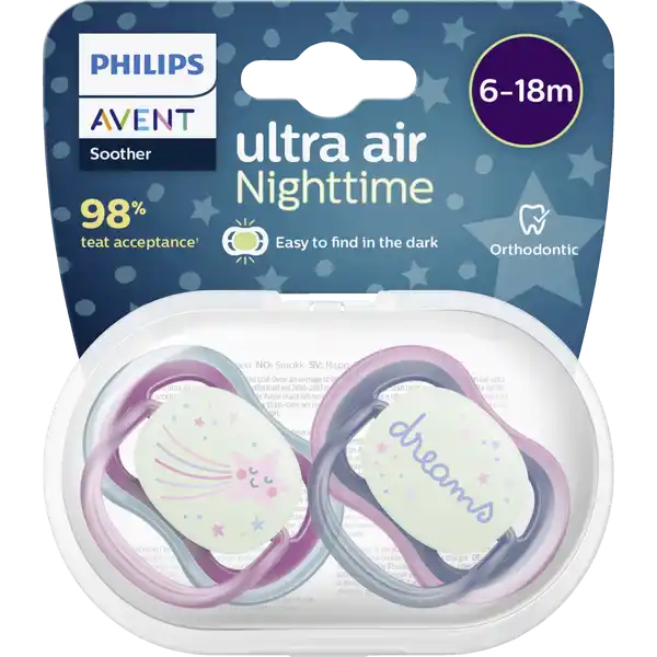 ultra air Schnuller Sternschnuppe & Dreams 6-18 Monate