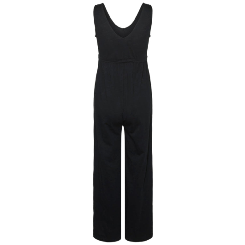 Køb Mama;licious Black Ivy V-Neck Jumpsuit Noos
