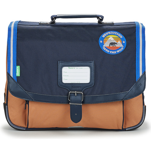 Tann's - LOAN CARTABLE 38 CM - Marine / Marron