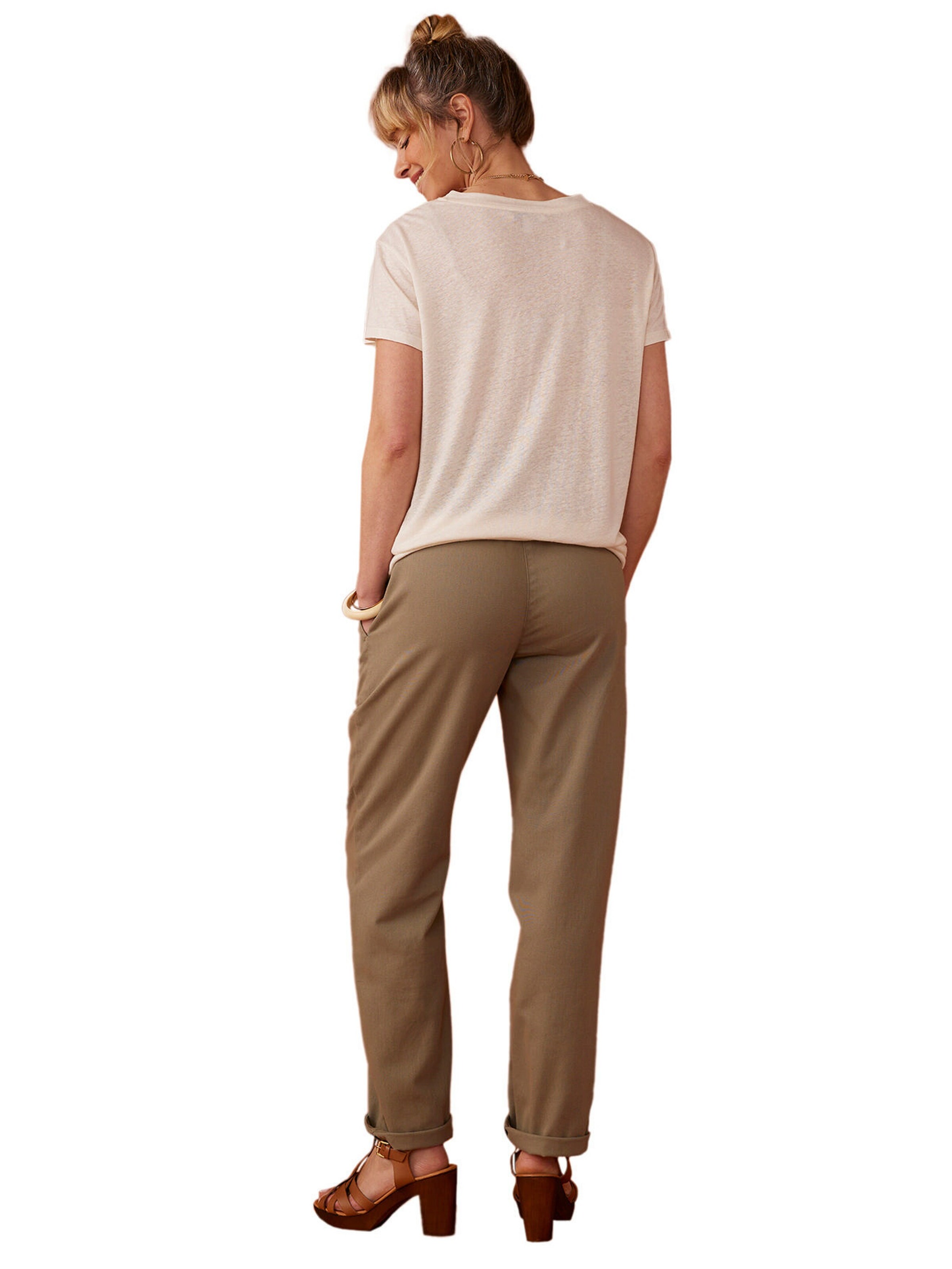 Envie de Fraise 7/8-Umstandshose im Cargo-Style khaki