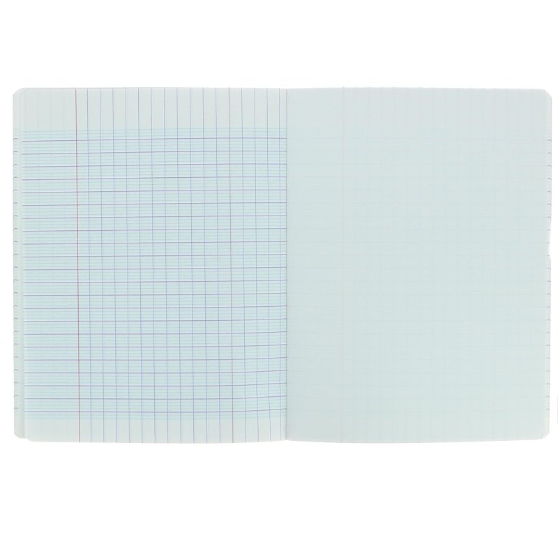 Cahier travaux pratiques Conquérant - 17x22 cm - 32 pages Seyès + 32 pages unies - Couverture carte