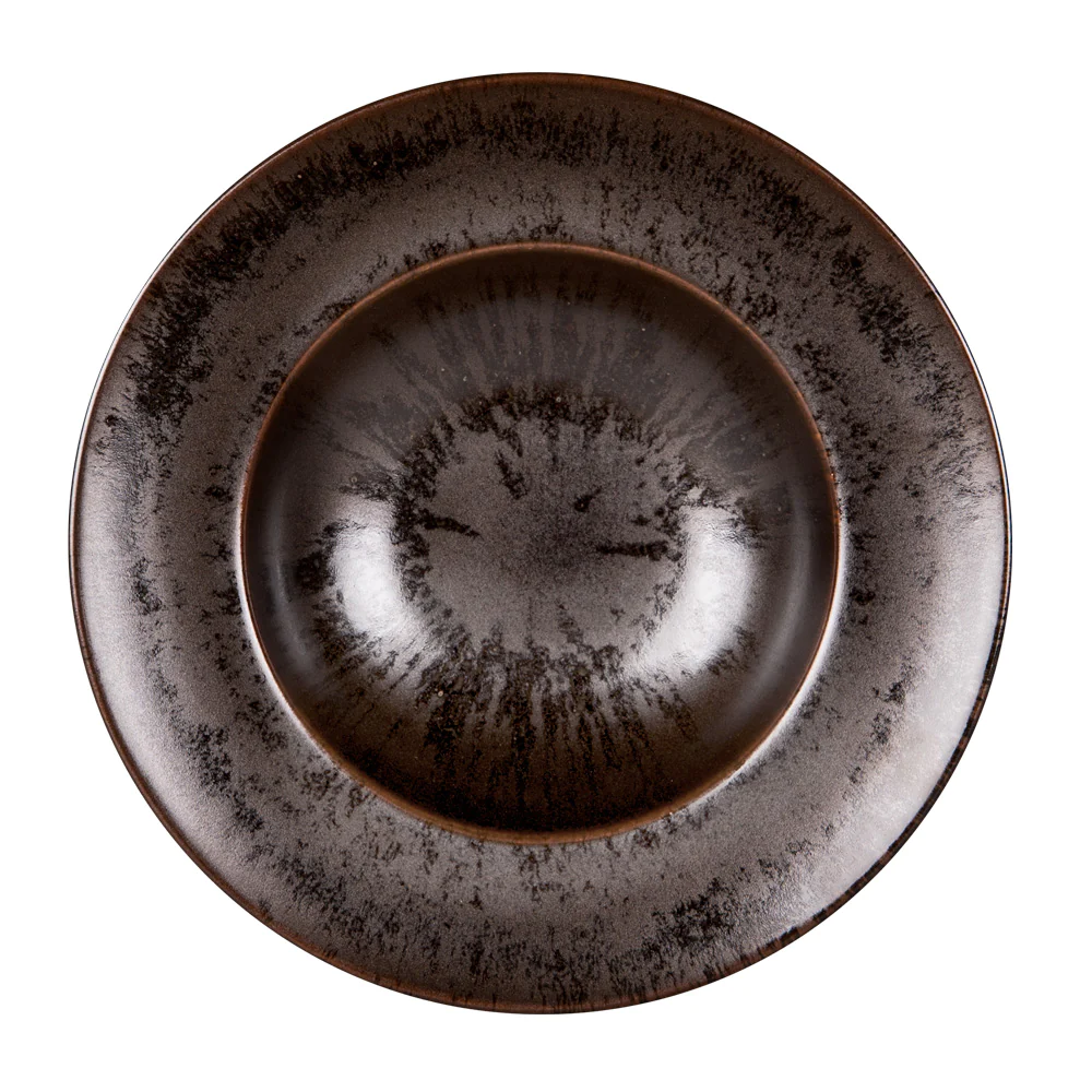 Assiettes à pâtes Onyx 27 cm (lot de 6) Table passion