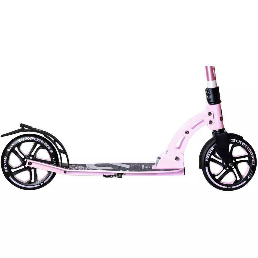 SIX DEGREES Aluminium Scooter 205 mm pastellrosa