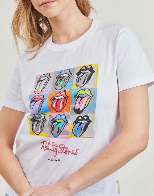Desigual - TS_ROLLINGS - Blanc / Multicolore