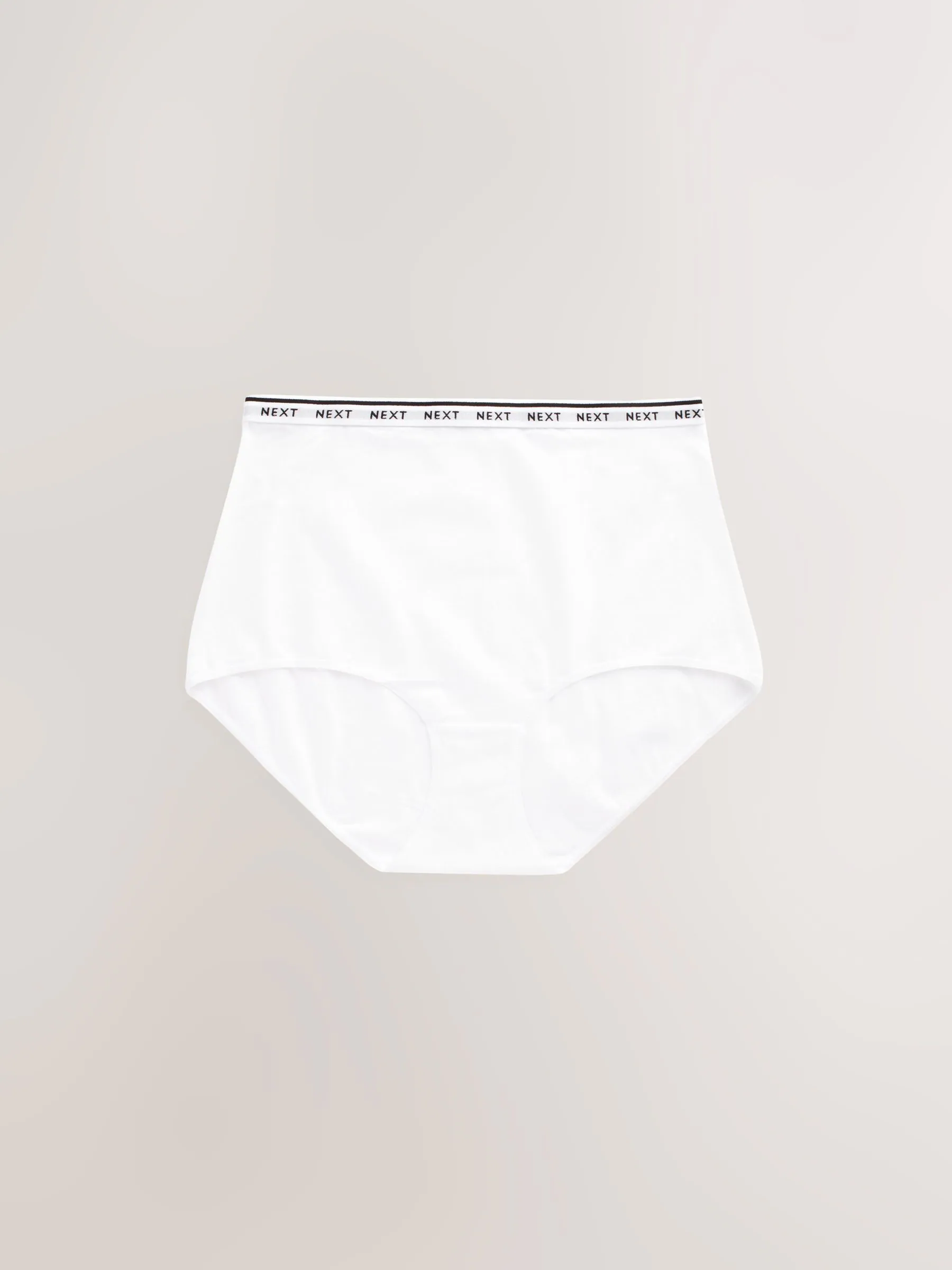 Roze/blauw gestreept - 4 Katoenen slipjes met logotailleband